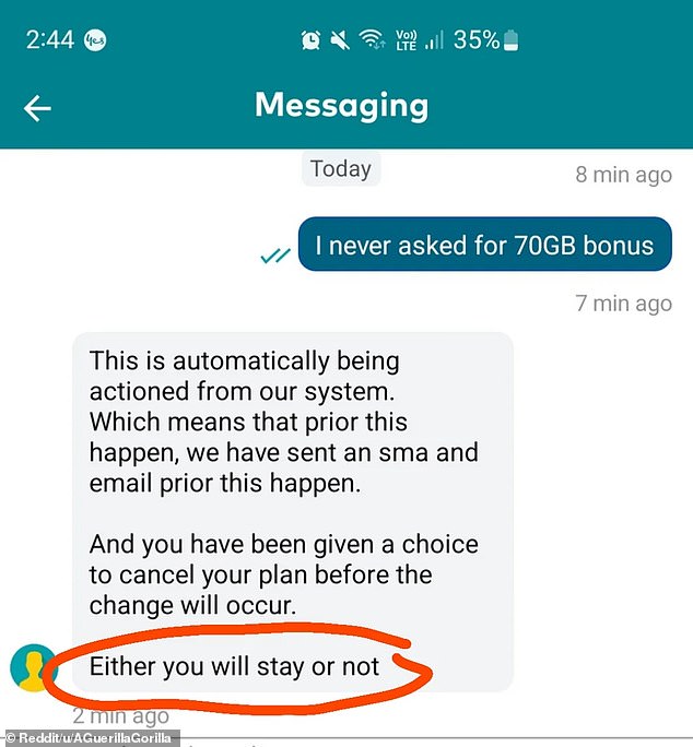 Optus network outage: Telco forced to apologise after staff member’s blunt response to customer who complained in wake of the crash